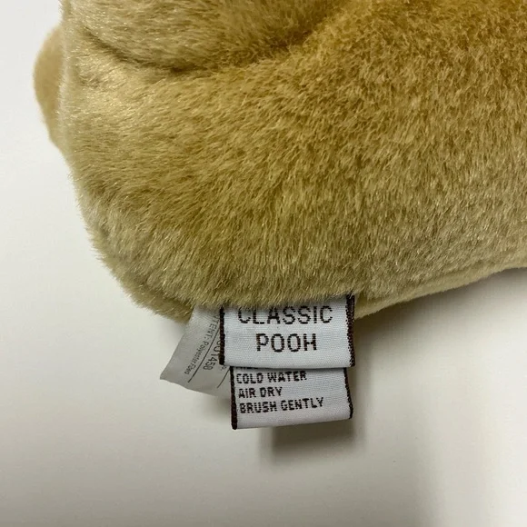Vintage Gund Classic Pooh Plush Winnie the Pooh with Honey Pot Stuffed Animal - Picture 7 of 16